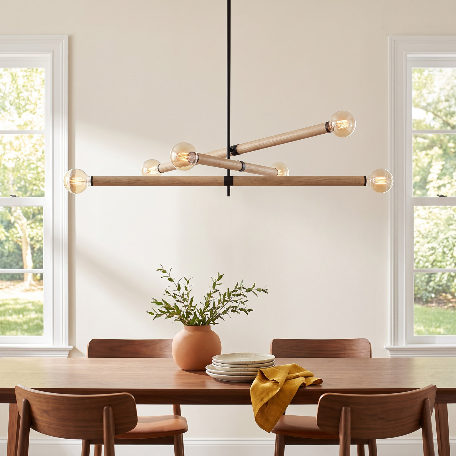 Sarisha 6 - Light Dimmable Sputnik Chandelier