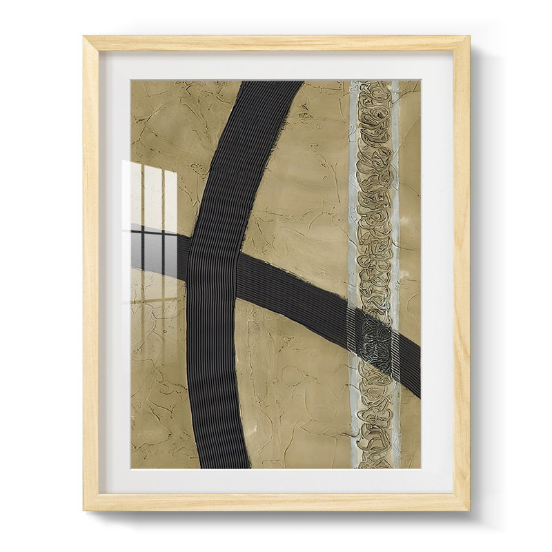 Printed Mark Making II -Framed Print
