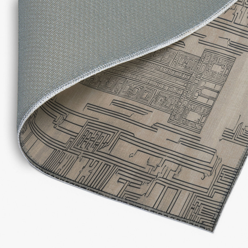 Tapis intérieur et extérieur ArtDeco, Rectangle 4pi x 6 pi