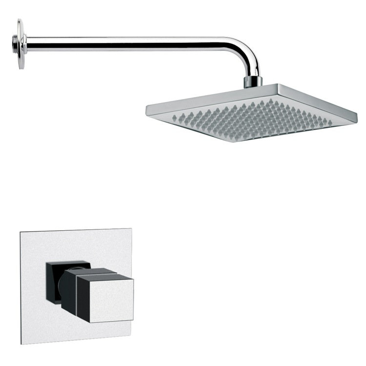 Robinet de douche thermostatique avec inverseur et valve Mario