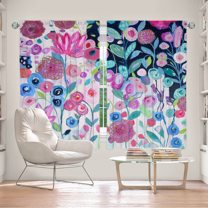 Room Darkening Curtain Pair, 56" W x 78" L