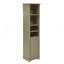 Grande armoire de rangement pour salle de bain avec rangement multifonctionnel et panier à linge-1474372199