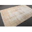 Grand tapis turc rétro Anatolian avec motif oriental beige pour les espaces de salon