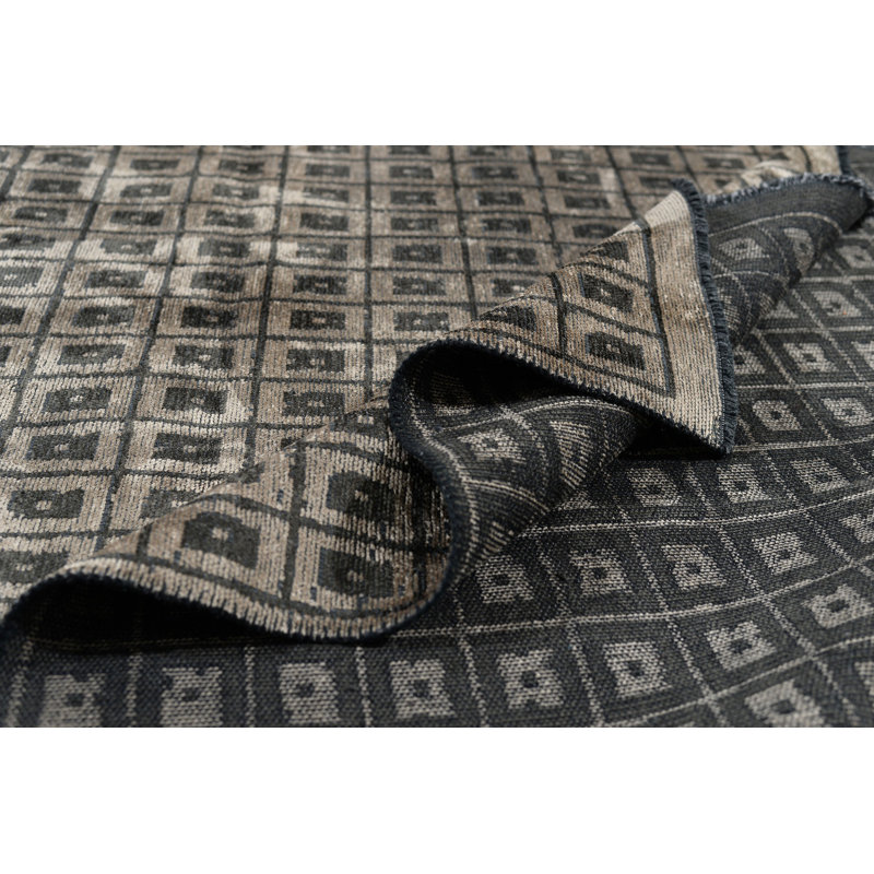 Tapis gris / gris anthracite Rapture, Rectangle 7 pi 10 po x 11 pi 2 po