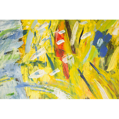 Painting As A Background - Wrapped Canvas Painting