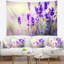 Tapisserie de terrain lavande mauve floral-28501892
