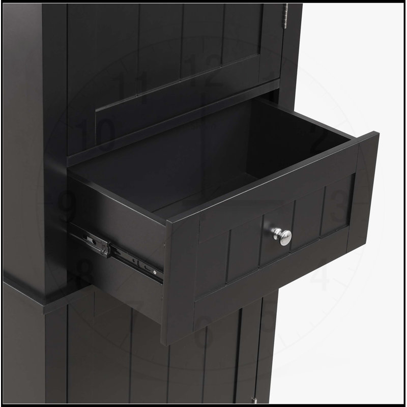Versatile Freestanding Bathroom Cabinet With Drawer And Adjustable Shelf For Optimal Storage