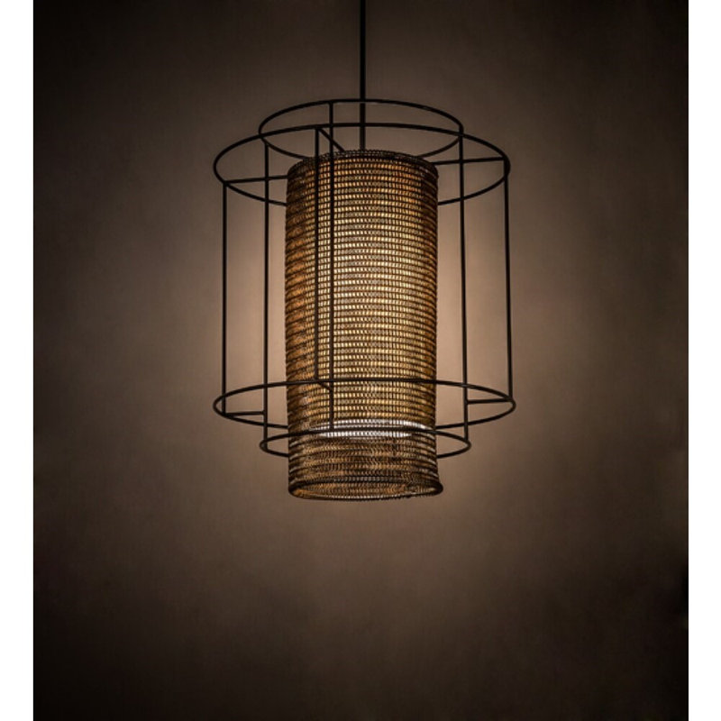 Maille 4 - Light Chandelier, 130" H x 39" W x 39" D