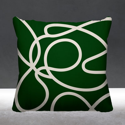 Abstract Outdoor Reversible Throw Pillow