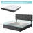 Bed Frame With Adjustable Headboard And 2 Storage Drawers-110712993-110712994