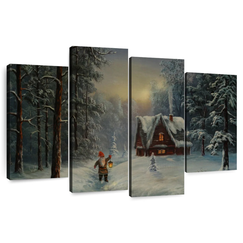 Lilie Wandering Christmas Elf, 22" H x 36" W