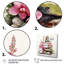 Rose Foxglove Harmony Aesthetic Stone Ensemble III - Foxglove, art mural-148547174-148547169