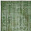 Tapis turc 5,5 x 9 pi fabriqué à la main en vert, tapis moderne, art pour le plancher