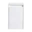 Armoire d'appoint de salle de bain 12 "blanc brillant avec portes à fermeture douce et monture flottante | Idée cadeau
