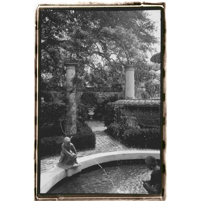 Fontaine de jardin I, H 18 po x l 12 po