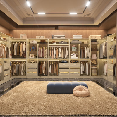 72"-108"Closet System With Drawers