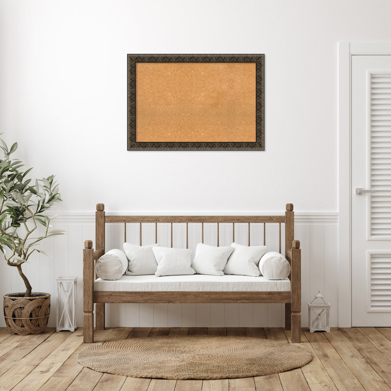 Intaglio Wall Cork Small Bulletin Board