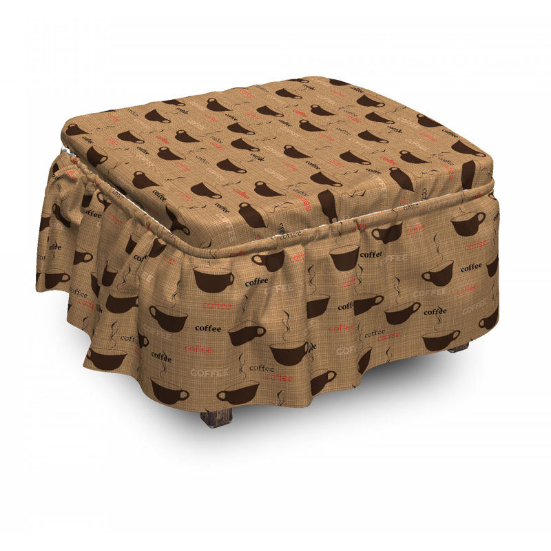 Box Cushion Ottoman Slipcover