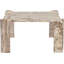 Table basse Abe en marbre véritable beige-370637120