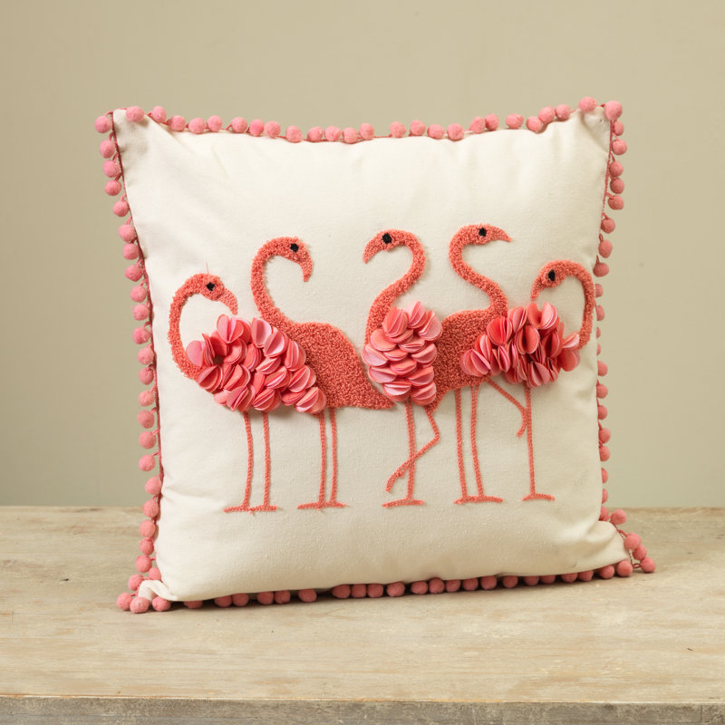 Margareta Pom-poms Throw Pillow