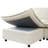 5-Piece Upholstered Modular Linen Fabric Sectional With Ottoman-856428314-856662810