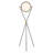 60.75'' Black/Gold LED Tripod Floor Lamp