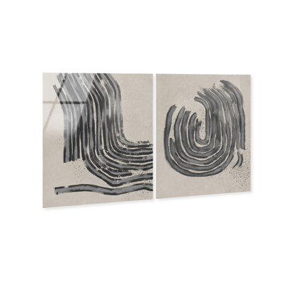 Two Spaces Set Acrylic Painting Print
