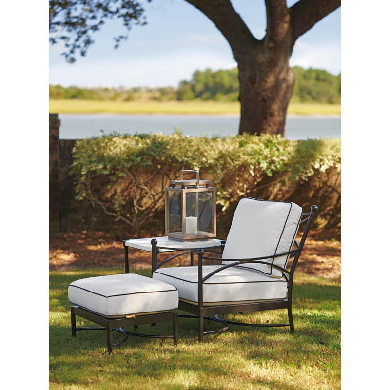 Pavlova Lounge Chair, White Sunbrella®
