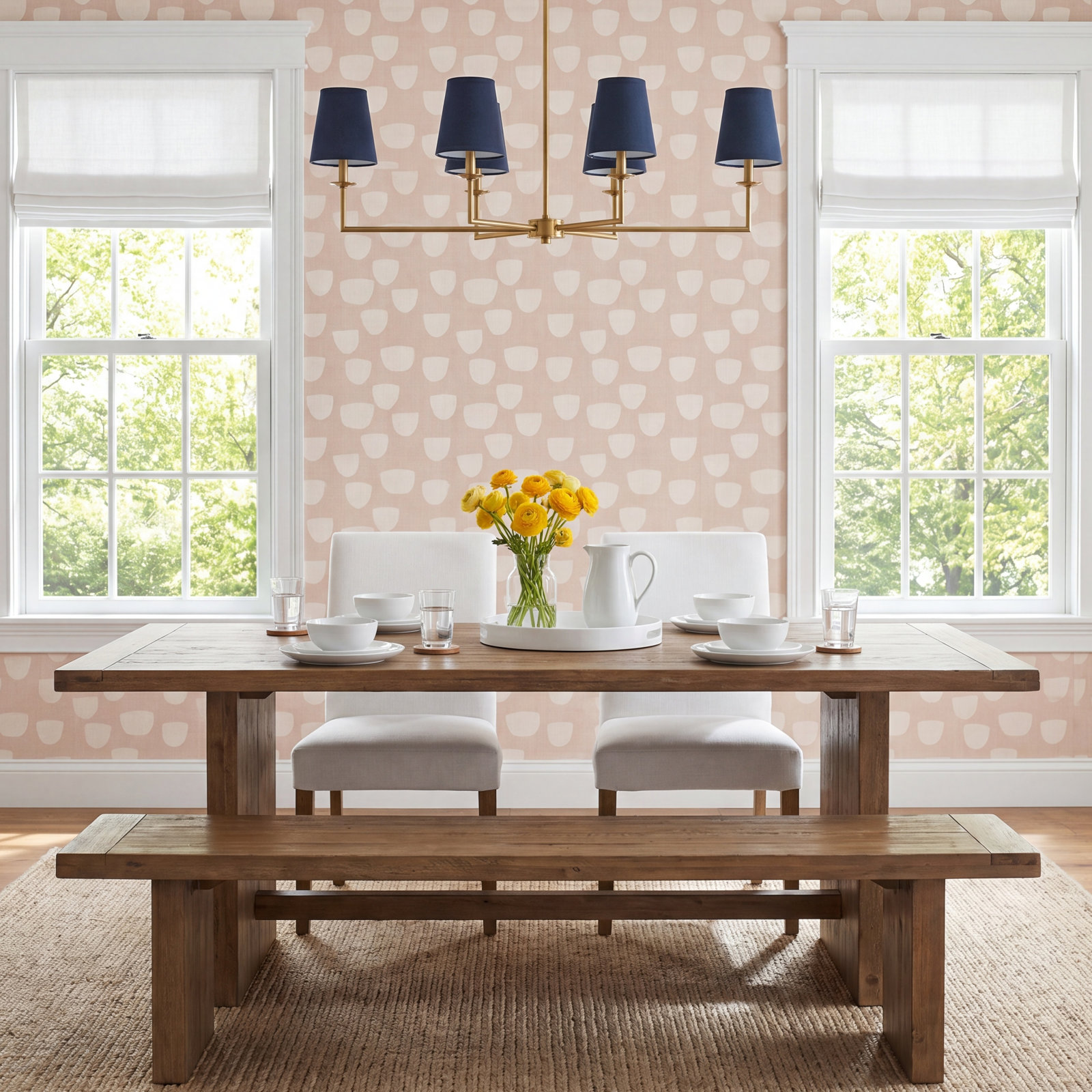 Paper Cups Self-Adhesive Wallpaper, Sunlit Rose, Non-pasted, Paper