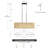 Roelke 4 - Light Dimmable Chandelier