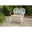 Banc de jardin en métal et aluminium-1094679610