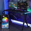 X Rocker Lumio Gaming Desk With 3 Sided App Controlled LED Lighting-110429837