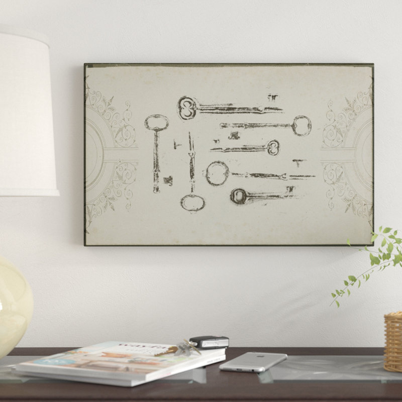 « souvenir keys i », reproduction d’impression sur toile tendue, H 22 po x l 32 po x P 2 po