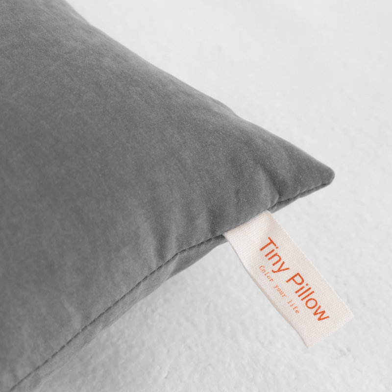 Microfiber Pillows, 13"x18", 2 Pack, Machine Washable - NTBAY, Dark Gray, 13"x18"