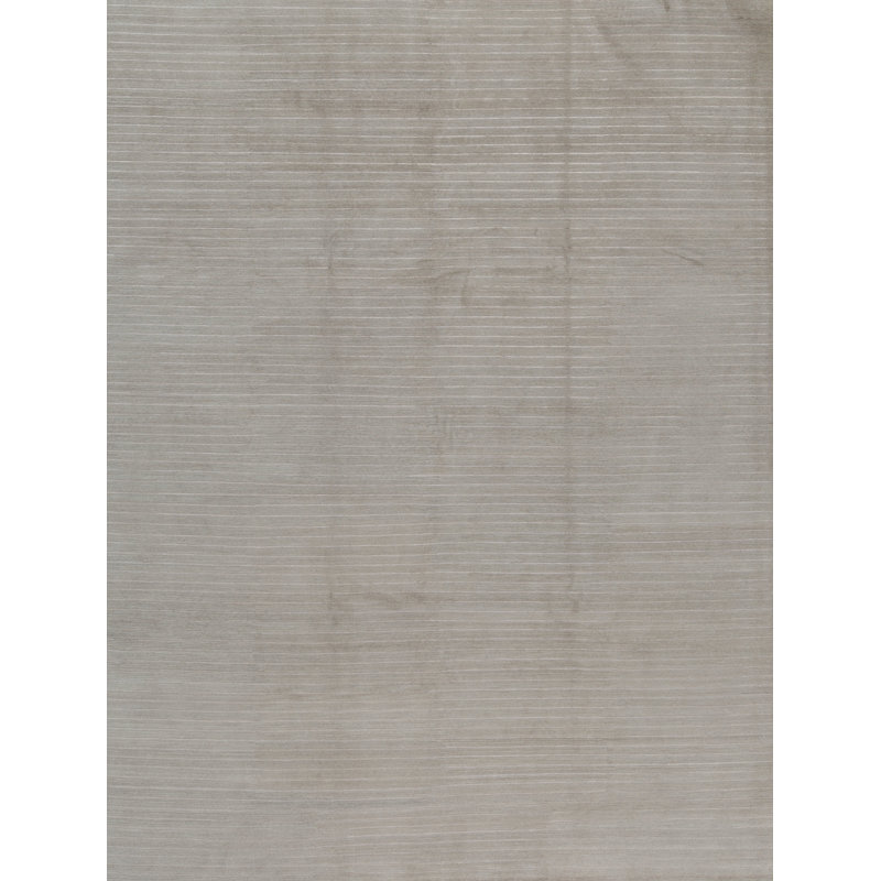Tapis beige noué à la main de haute qualité