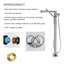 Robinet de baignoire autoportable à fixation au plancher à poignée simple Madison-48126141