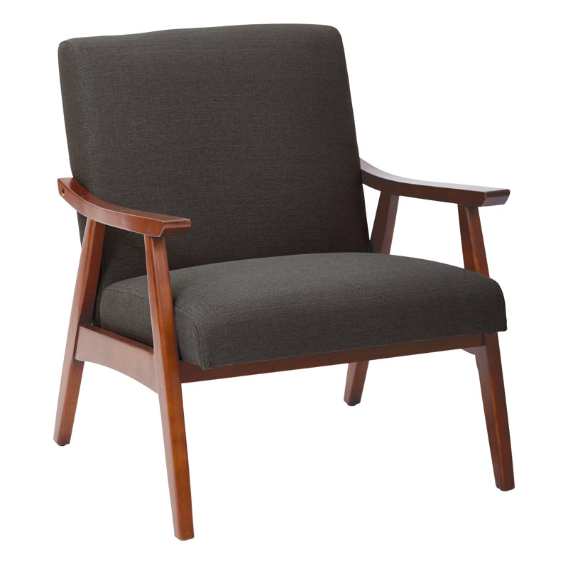Daygen Upholstered Armchair, Klein Charcoal Polyester 