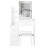 Small Size Left Drawer Desktop Vanity Table + Cushioned Stool, 2 AC+2 USB Power Station, Hair Dryer Bracket, Extra Large Touch Control Sliding LED Mirror, Tri-Color Switching, EPA,GCC,UL Certificate-1642552286