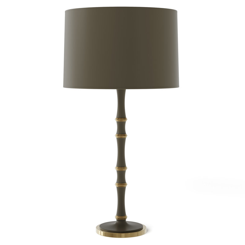Kane Table Lamp, Celadon, Fondine, Modern Brass