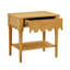 61cm W Solid + Manufactured Wood Bedside Table
