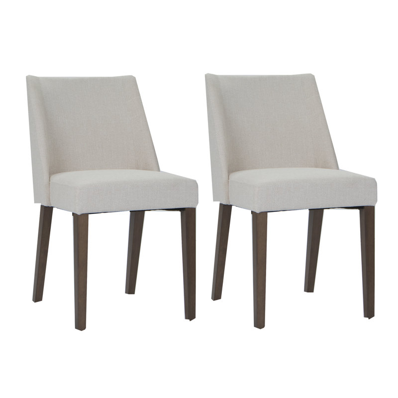 Didmarton 19'' H Linen Upholstered Side Chair, Light Tan Linen