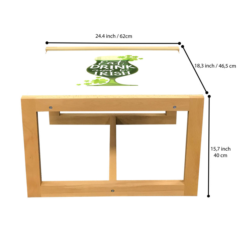 Carlie Sled Coffee Table, 62cm H x 46cm W x 40cm D