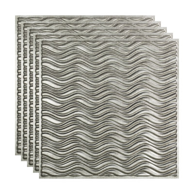 Panneau de plafond décoratif en vinyle 2 pi x 2 pi FASÄDE