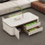 Table basse en pierre micro-cristalline avec rangement-1195848575