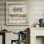 Signe de plage - reproduction sur toile tendue-526593757