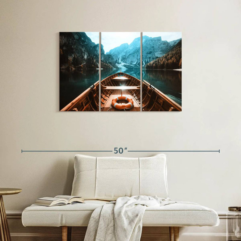 Bateau Mehar Lago Di Braies, H 24 po x l 38 po