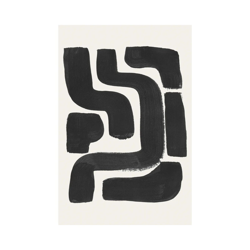 Ink Maze by EnShape - Wrapped Canvas Gallery-Wrapped Canvas Giclée, 20.32 cm H x 30.48 cm W