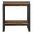 Accent Table, Side, End, Nightstand (Bedside Side Table), Lamp, Laminate, Metal, Industrial