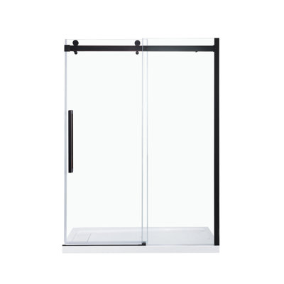 Bel Soft Close Gold 60" Frameless Sliding Soft Close Shower Door