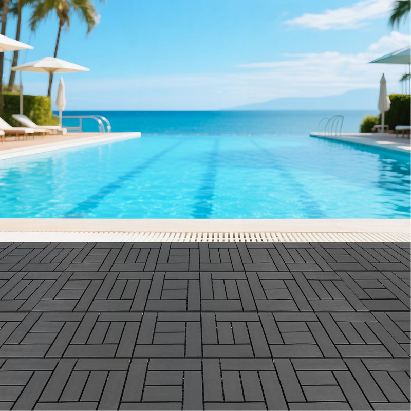 ZZ Style 12" Deck Tiles, Gray